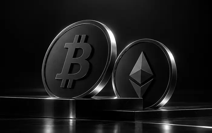 Crypto: Bitcoin und Ethereum auf einer Platte